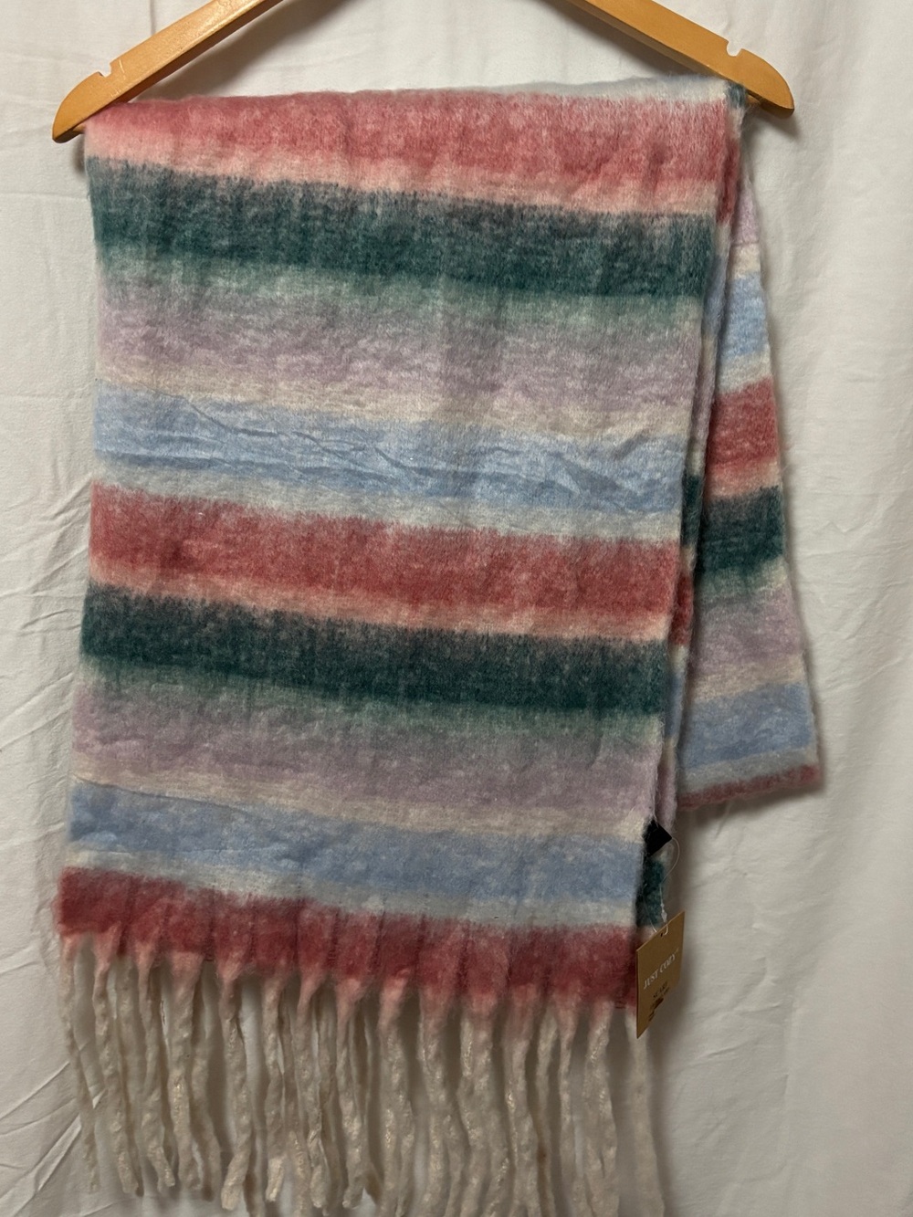 Just Cozy BNWT super soft scarf multicoloured